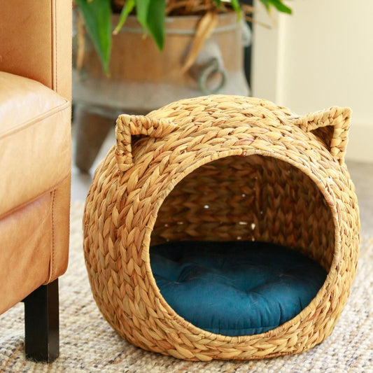 BUMI ROUND PET HOUSE WITH EARS